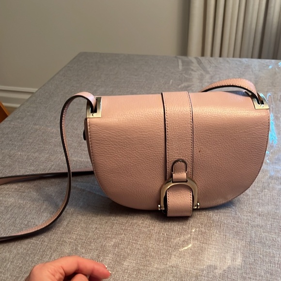 Sam Edelman very good condition Elegant Pink Leather Crossbody Bag. Perfect! - Picture 5 of 8